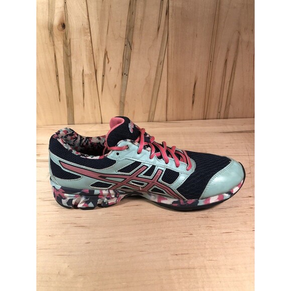 Asics Women’s Sz 8 Gel Frantic 7 Running Shoes T3A6Q Multicolor Indoor Use Only - Picture 8 of 11